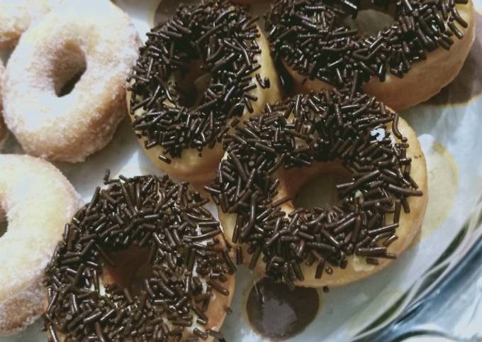 Donat lembut tanpa kentang