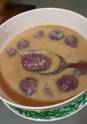 Foto resep Kolak biji salak Ubi Ungu