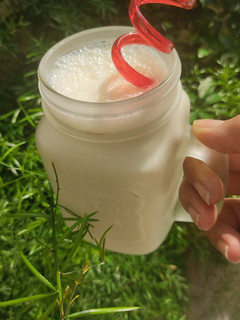 A picture of Banana Milk Shake In Summer 🥤 🍌.