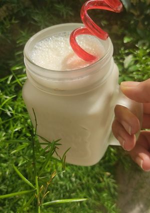A picture of Banana Milk Shake In Summer 🥤 🍌.