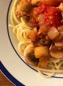 ☆Basic☆ Chicken in tomato sauce pasta