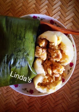Hình của món Bánh rợm ( Bánh nếp) - Phú Thọ.
