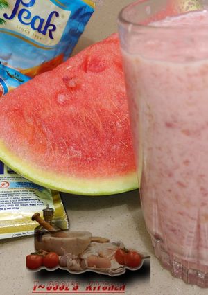 A picture of Watermelon slushy.