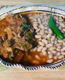 Stake Ranchero with whole Beans10 #mommasrecipes