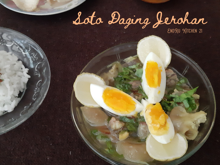 Resep Soto Daging Jerohan yang Menggugah Selera