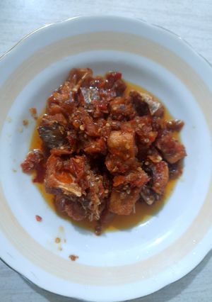 Foto resep Sambal ikan asin jambal