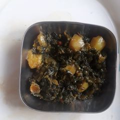 A picture of Methi Aloo.