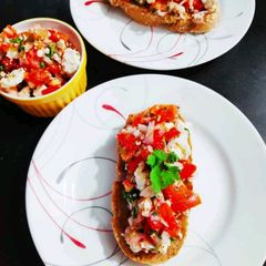 A picture of Healthy Bruschetta.