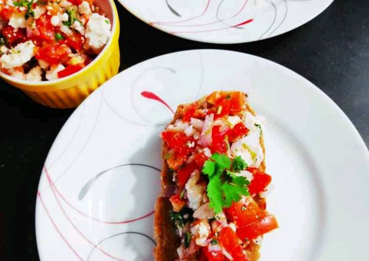 Step-by-Step Guide to Make Super Quick Homemade Healthy Bruschetta