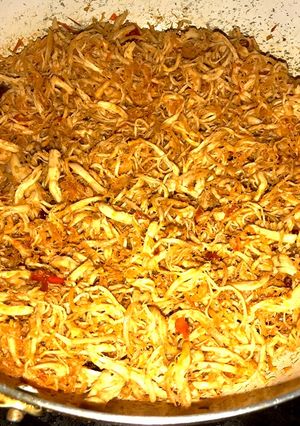 Hình của món Khô gà.