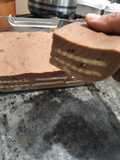 Agar coklat lapis biskuit