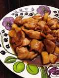 Quick Stir-Fry! Teriyaki Chicken and Japanese Yam