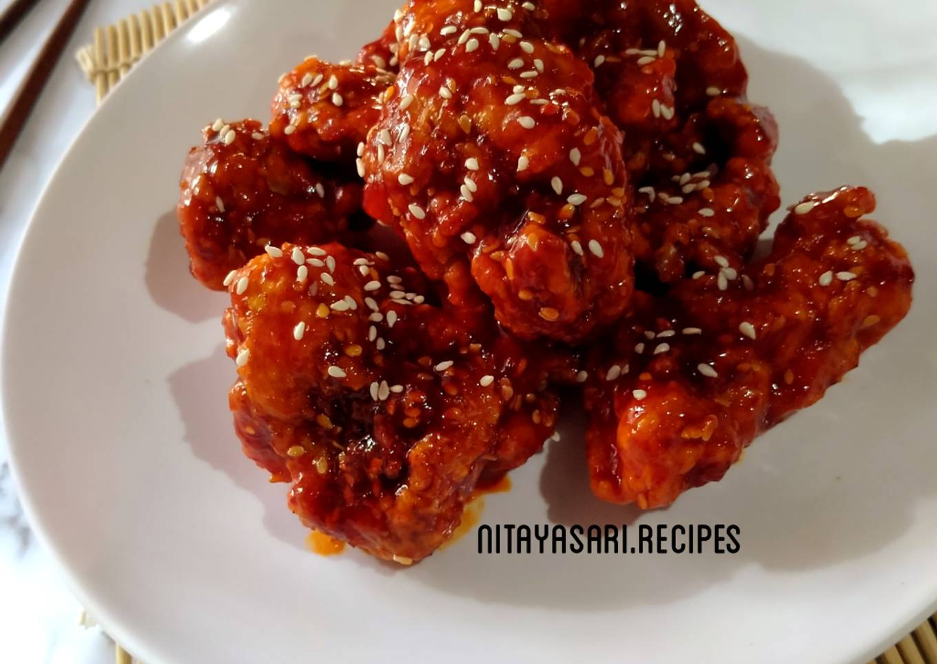 Resep Spicy Dalg Gangjeong/Ayam Pedas Korea yang Bisa Manjain Lidah