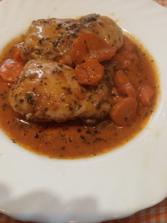 Una foto de Pollo al horno con Hierbas provenzal o al Ajo