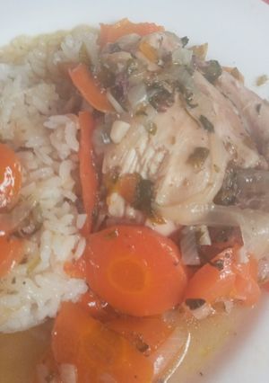 Una foto de Pollo al jugo