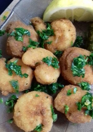 Una foto de Langostinos empanados