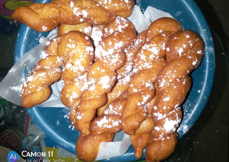 Recipe of Quick Twisted doughnuts