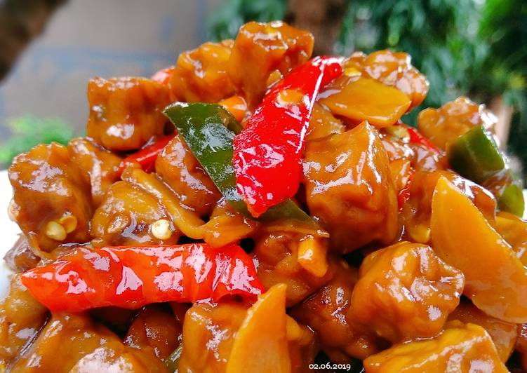 Resep Tempe Bosok Saus Tiram yang Bikin Ngiler