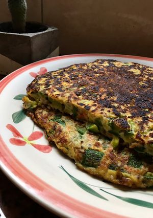 Una foto de Tortilla de zapallitos