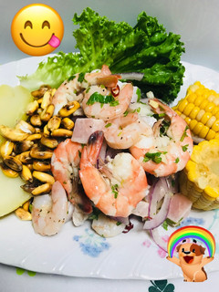 Una foto de Ceviche mixto