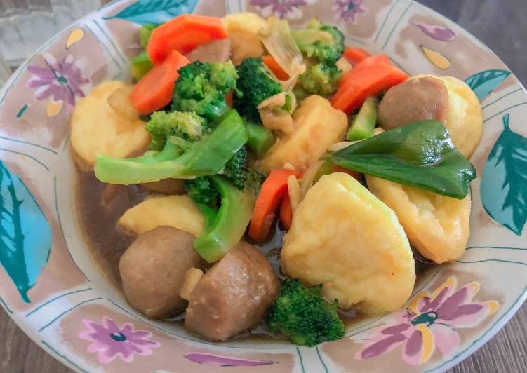Resep Sapo tofu udang, Enak Banget