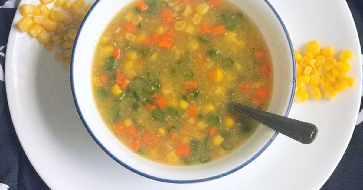Sweet Corn Vegetable Soup (Instant Pot & Stove Top) - Madhu's