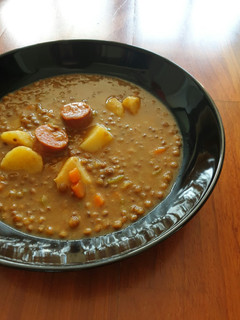 Una foto de Lentejas con chorizo