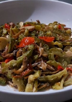 Foto resep 27. Tumis Pare Teri Nasi