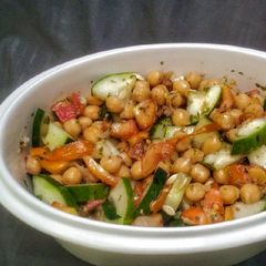 A picture of Chickpea salad.
