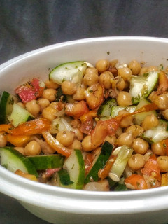 A picture of Chickpea salad.