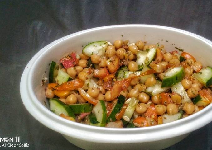 Steps to Prepare Favorite Chickpea salad