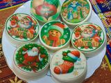 Medallones navideños con chocotransfers 🎄🤶🎅🍫