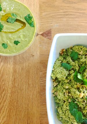 A picture of Walnut & Coriander pesto.