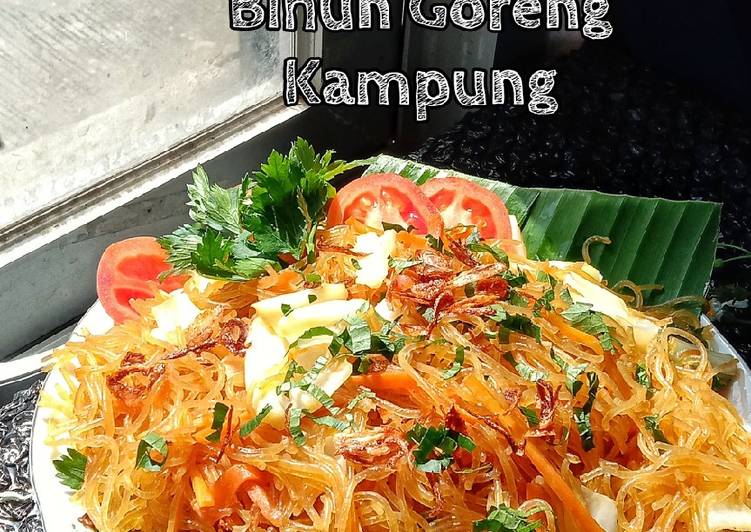 Langkah Mudah untuk Membuat Bihun goreng ala kampung Lezat