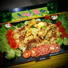A picture of Chicken bombay biryani.