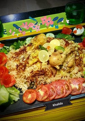 A picture of Chicken bombay biryani.