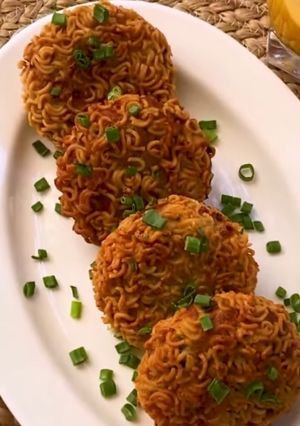 A picture of Kurkure Maggi kebab.