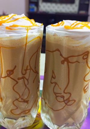 A picture of Caramel Frappuccino🍶.