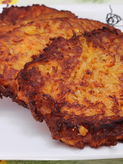 Sárgarépás tócsni recept fotója