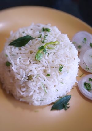 A picture of Jeera rice.