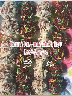 Foto resep Biskuit Bola-bola Coklat Keju