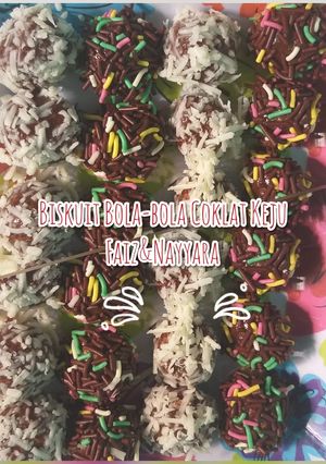 Foto resep Biskuit Bola-bola Coklat Keju