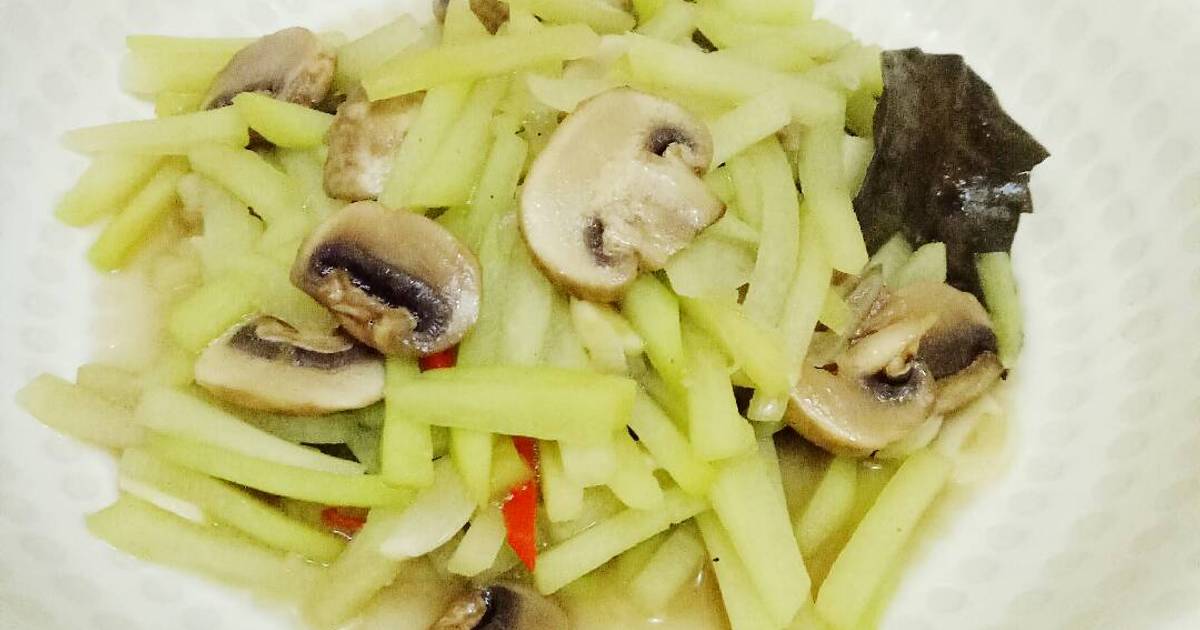 Resep Tumis Labu Jamur Kancing oleh Risa Rizkyta Cookpad