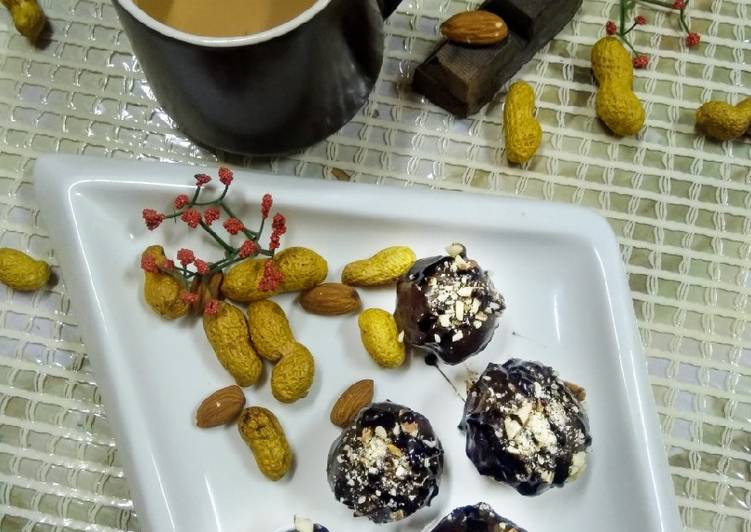 Easiest Way to Make Super Quick Homemade Tripe layered chocolate nutty truffle