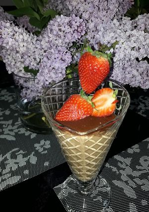 Csoki puding (nem porból) recept fotója