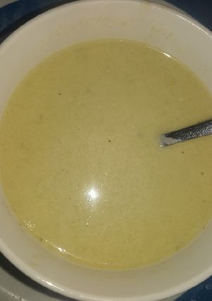 Una foto de Crema de espárragos