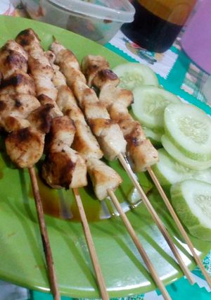 Foto resep Sate ayam bumbu kecap