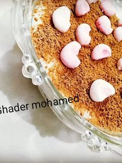 صورة لوصفة ترايفل الكاسترد مارشميلو سهله ولذيذه
