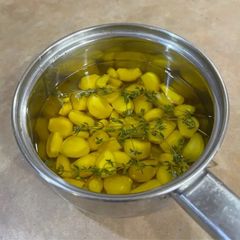 Buttery Garlic Confit (The Golden Oil) 🧄 A picture of Buttery Garlic Confit (The Golden Oil) 🧄.