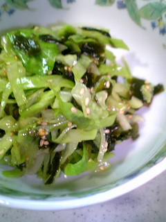 A picture of Cabbage and Wakame Namul-Style Salad.